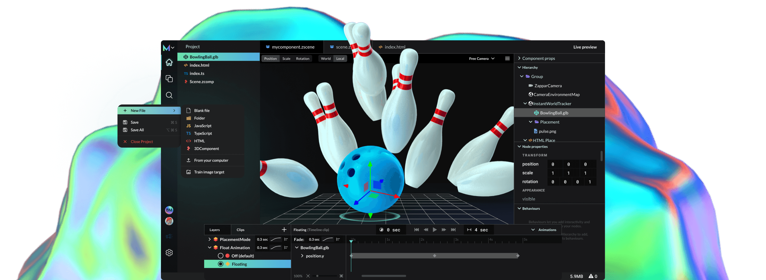 Build 3D Websites