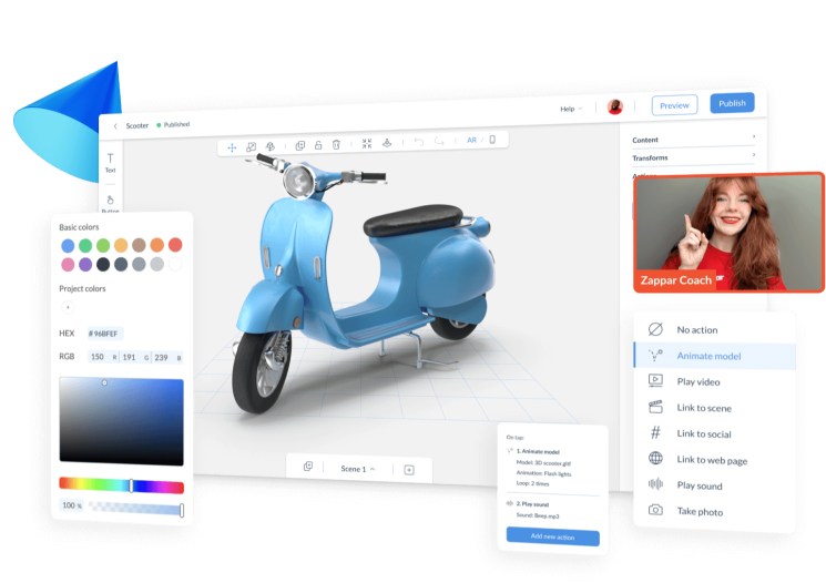 No Code Augmented Reality Training