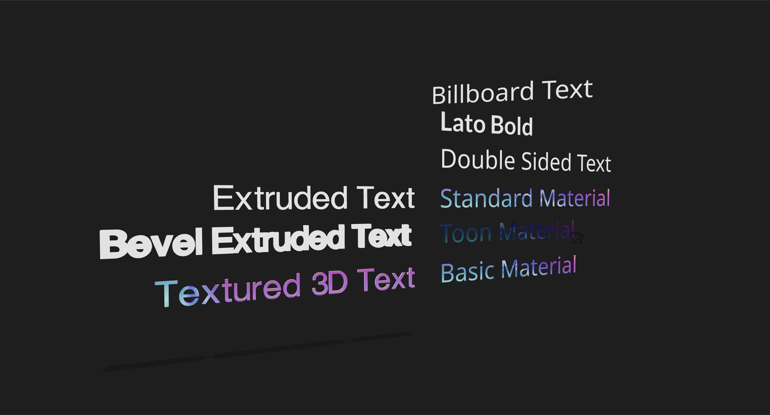 Text – 3D & 2D Typography