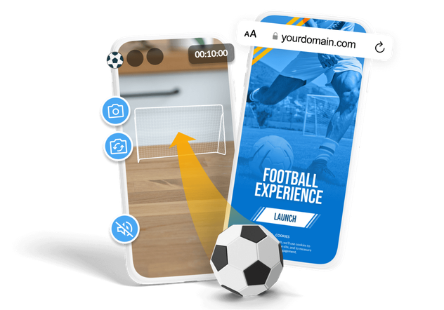 App and web-based augmented reality for smartphones